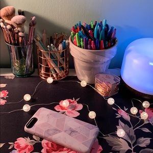 Marble pink iPhone Case